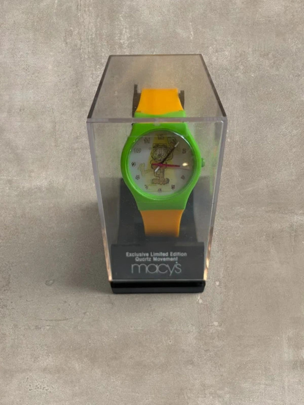Vintage Garfield Macys Exclusive Limited Edition Watch NIB Boxed Swatch Style